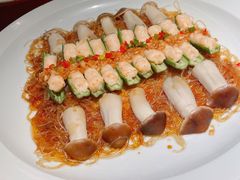 鲜虾秋葵-京华烟云·北京烤鸭(领展购物广场·中关村店)