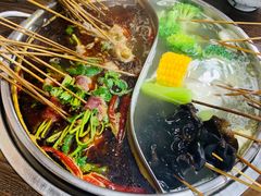 香菜牛肉-三番火辣串串香(总店)