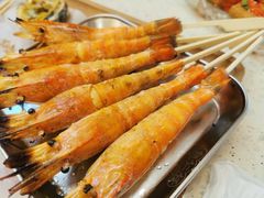 盐烤罗氏虾-白仁仔· 活烤海鲜 宵夜(豫园店)