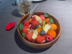 薄荷接骨木花渍当季水果-美美九席·湖景餐厅(李公堤店)