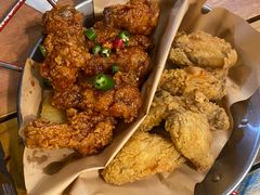 炸鸡翅一半一半-富乐满韩国正宗炸鸡韩国料理(虹泉路店)