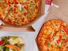 泰式绿咖喱鸡肉比萨-达美乐比萨(朝阳路店)