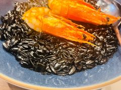 墨鱼汁海鲜米饭意面-Laures·月桂西班牙碳烤餐厅(十尚坊店)