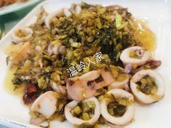 酸菜炒鱿鱼-温岭人家(红花北路店)