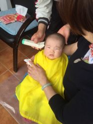 点击看大图 -龙文宝贝上门婴儿理发满月剃胎毛(总店)