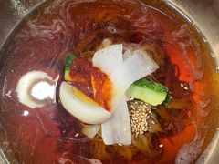 气泡冷面一份二-草家酱蟹炭火烤肉店(珲春南路一店)
