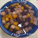 简单的不要再简单的自制甜品🍮芋圆西米露