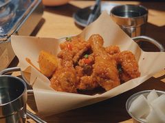 甜辣味半鸡-富乐满韩国正宗炸鸡韩国料理(虹泉路店)