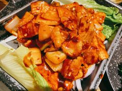 辣椒酱炒五花肉-冰川冷面·延边菜·炭烤串(观前店)