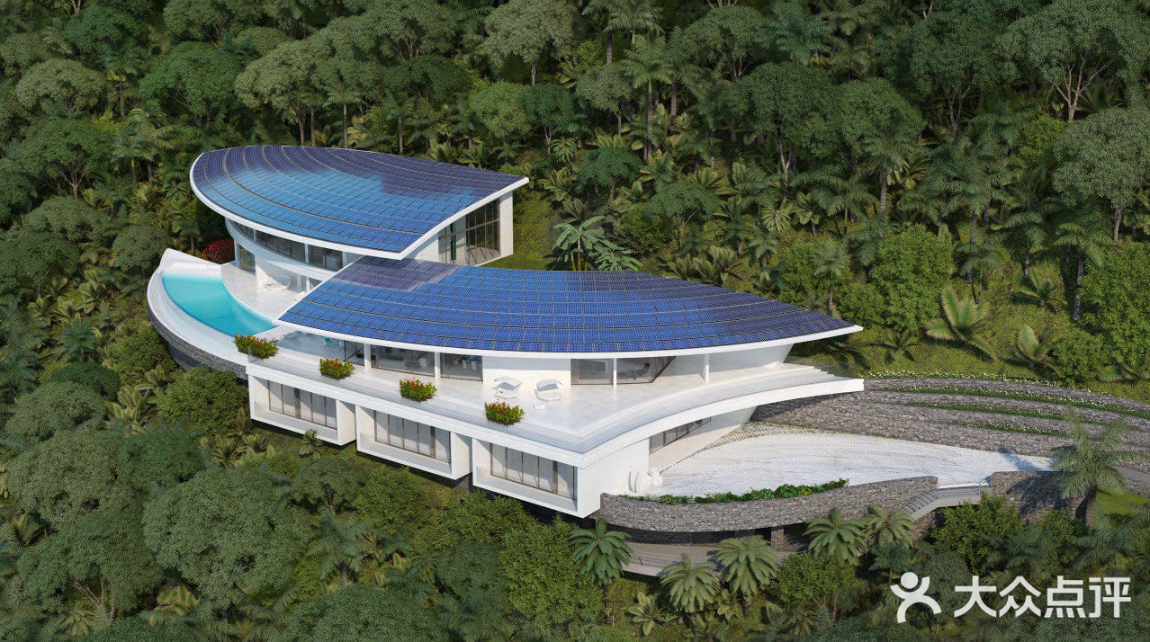 2000㎡的海边别墅，造型前卫, 室内更美！