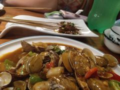 爆炒花甲-在老街·淮安大排档·甜麻干煸龙虾·烧烤(河下古镇店)