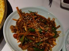 泡椒麻辣鱼皮-猪啊牛呀羊啊铜盘烤肉(正大广场店)