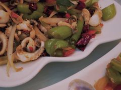 辣炒八爪鱼-覃记海鲜美食餐厅