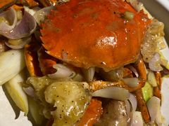 砂锅鸡翅焗鲜蟹-伙靠·江浙菜(田林路店)