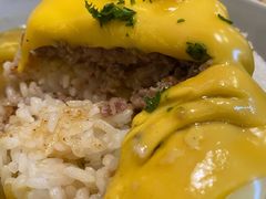 芝士牛肉汉堡咖喱饭-红小满休闲餐厅(十全街店)