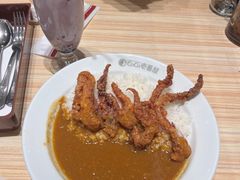 炸鱿鱼须咖喱饭-COCO壱番屋(北京平安国际金融中心店)