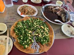 烀饼-北京龙庆四季香农家饭庄·灶台鱼·碳烤虹鳟鱼(龙庆峡店)