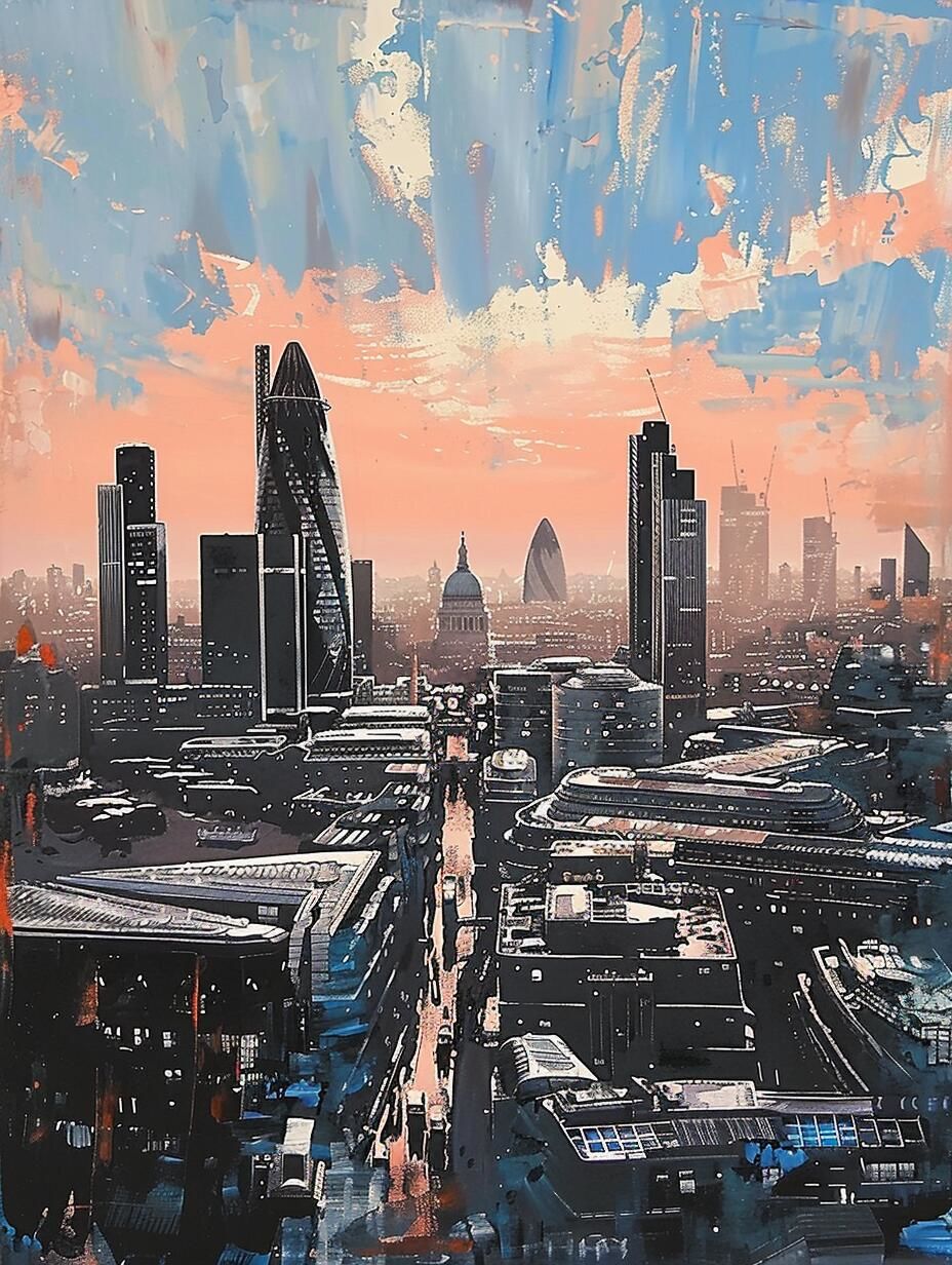 👀 说到城市风景画,不得不提paul kenton!