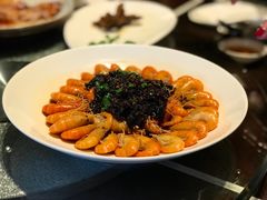 梅干菜蒸草虾-杭州西子湖四季酒店·金沙厅