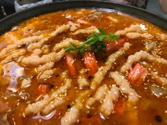 自制泡菜虾滑汤锅-付掌柜在成都·热炒砂锅集(金禾店)
