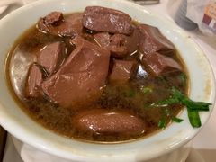 金蒜韭菜猪红-稻香海鲜饭店(第一国际店)