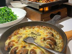 黑松露芝士焗口蘑-四季民福烤鸭店(前门店)