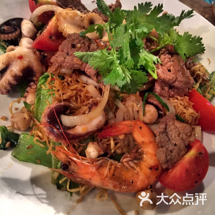 fried noodle with mixed