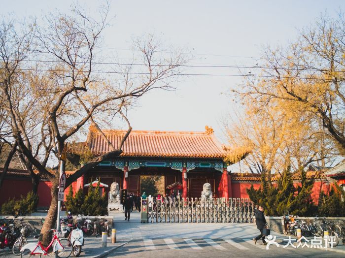 景山公园门面图片