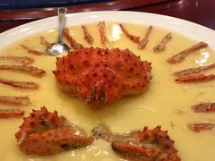 阿拉斯加蟹蒸水蛋-聚宝渔港.五钻酒家(上地店)