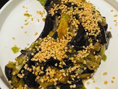 花生碎椒香擂茄子-老牌坊鲁菜名店(聊城美食岛店)