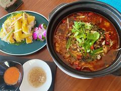 -院子君亭亚洲厨房花园餐厅