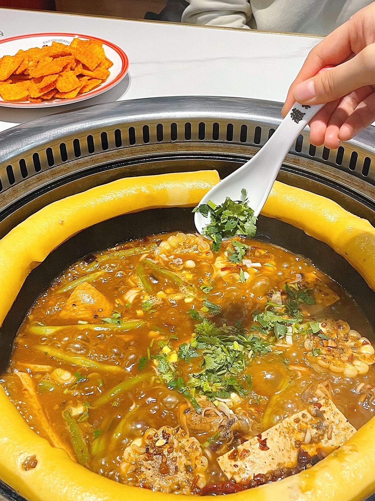 在西安,超好吃的小锅烀饼