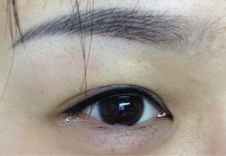 刚做好眼线-平萍纹绣韩式半永久定妆