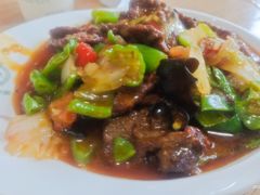 -歹歹的加个面过油肉拌面