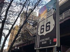 -66号公路起点牌