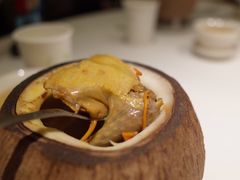 原只椰子玉竹炖竹丝鸡-勝記酒家·37年老字号·经典粤菜(荔枝公园店)