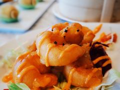 藤椒脆虾球-唐阁海景中餐厅·早茶·粤菜•生日聚餐(海口朗廷酒店)