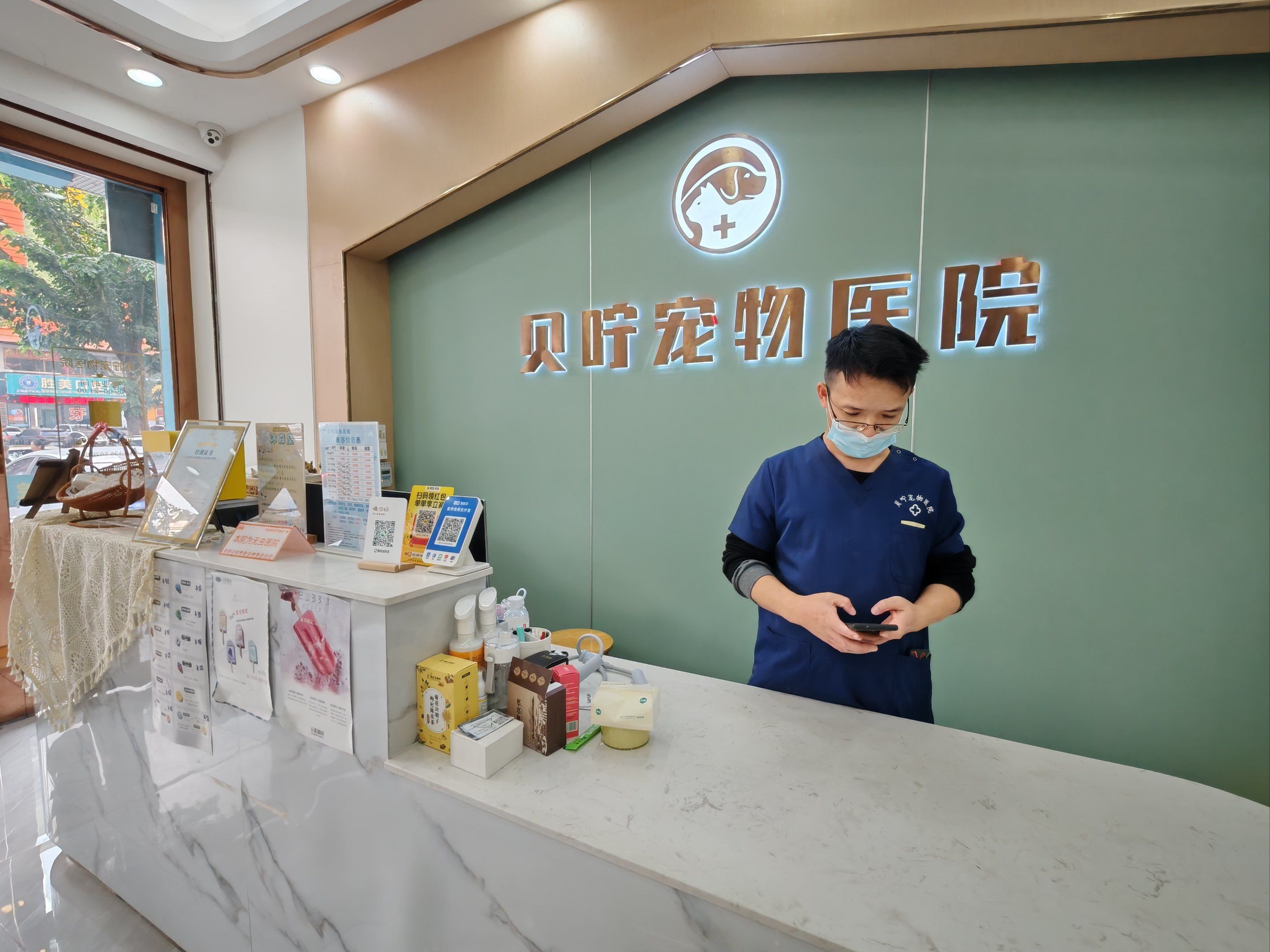 带着毛孩子体检的一天