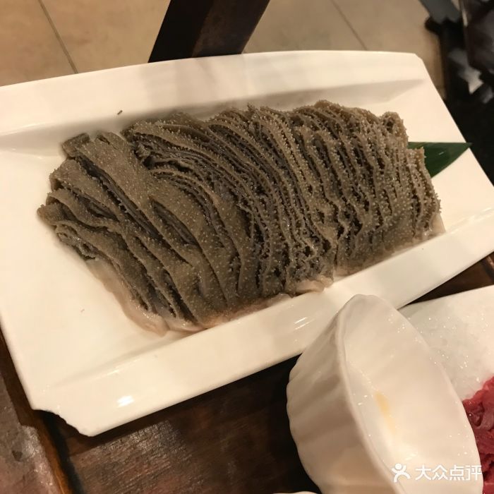 百叶居老北京涮羊肉(赵登禹路店)爆极品百叶图片