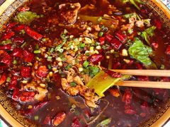 水煮肉片-君华饭店·腊排铜火锅