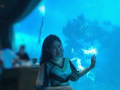 -海棠湾洲际-涛·海底餐厅·美人鱼·自助餐·海底隧道