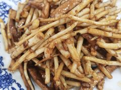 野芦蒿炒臭干-广迎居老正兴菜馆