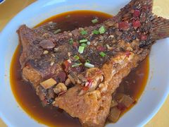 红烧划水-天乐农家鱼头王(天目湖店)