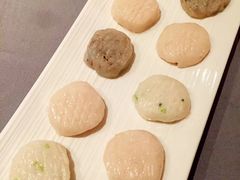鱼滑虾滑三色小拼盘-鼎鼎香·港式火锅(北京SKP店)
