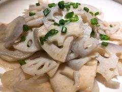 清炒藕片-秀水人家
