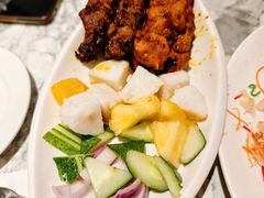 沙爹鸡牛肉拼盘-关夫人餐厅(阳光广场店)