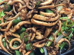 铁板鱿鱼-穆老九清真牛羊肉馆(宋城店)