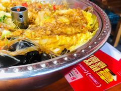 蒸时蔬-二姐家三个拿手菜·北塘海鲜·大馅锅贴王(成林道店)