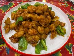 传统溜肉段-闯关东东北农家菜(崂山石老人店)
