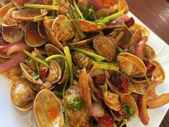 辣炒花蛤-叶存利海鲜大馅饺子(海宁路总店)